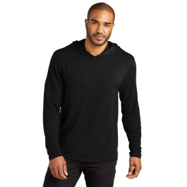 Port Authority K826 Microterry Pullover Hoodie - Deep Black