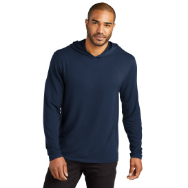 Port Authority K826 Microterry Pullover Hoodie - River Blue Navy