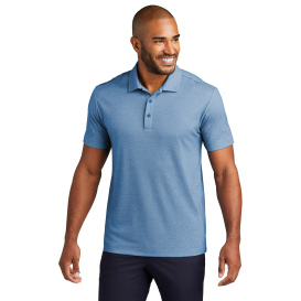 Port Authority K830 Fine Pique Blend Polo - Aegean Blue Heather