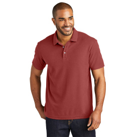 Port Authority K867 C-FREE Cotton Blend Pique Polo - Garnet