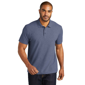 Port Authority K867 C-FREE Cotton Blend Pique Polo - Navy Heather