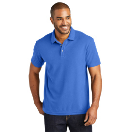 Port Authority K867 C-FREE Cotton Blend Pique Polo - True Blue