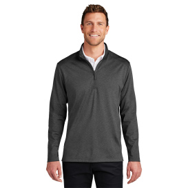 Port Authority K880 C-FREE Double Knit 1/4-Zip - Grey Steel Heather