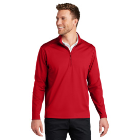 Port Authority K880 C-FREE Double Knit 1/4-Zip - Rich Red