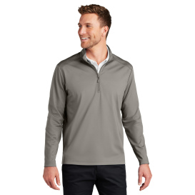 Port Authority K880 C-FREE Double Knit 1/4-Zip - Smoke Grey