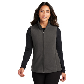 Port Authority L152 Ladies Accord Microfleece Vest - Pewter