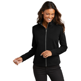 Port Authority L422 Ladies Network Fleece Jacket - Deep Black