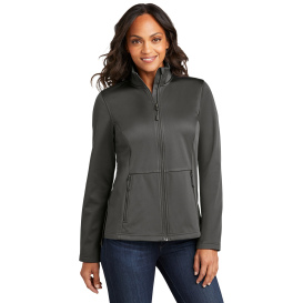 Port Authority L617 Ladies Flexshell Jacket - Grey Steel