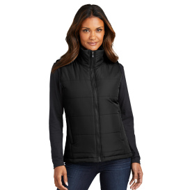 Port Authority L853 Ladies Puffer Vest - Deep Black
