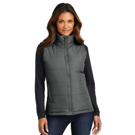 Port Authority L853 Ladies Puffer Vest - Shadow Grey