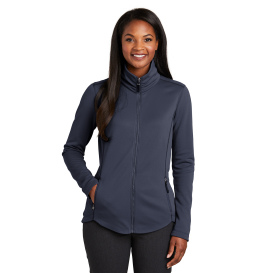 Port Authority L904 Ladies Collective Smooth Fleece Jacket - River Blue