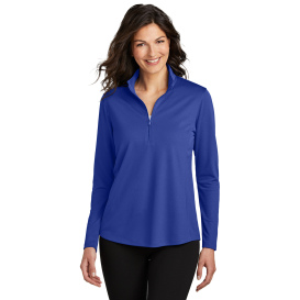 Port Authority LK112 Ladies Dry Zone UV Micro-Mesh 1/4-Zip - True Royal