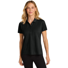 Port Authority LK240 Ladies Wearever Performance Pique Polo - Deep Black