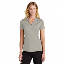 Port Authority LK398 Ladies Performance Staff Polo - Silver