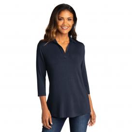 Port Authority LK5601 Ladies Luxe Knit Tunic - River Blue Navy