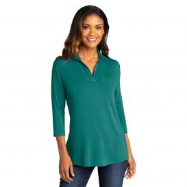 Port Authority LK5601 Ladies Luxe Knit Tunic - Teal Green