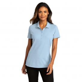 Port Authority LK810 Ladies SuperPro React Polo - Cloud Blue