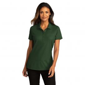 Port Authority LK810 Ladies SuperPro React Polo - Dark Green