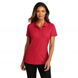 Port Authority LK810 Ladies SuperPro React Polo - Rich Red