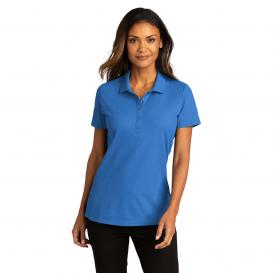 Port Authority LK810 Ladies SuperPro React Polo - Strong Blue