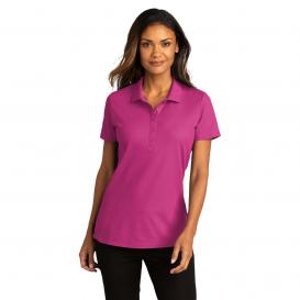 Port Authority LK810 Ladies SuperPro React Polo - Wild Berry