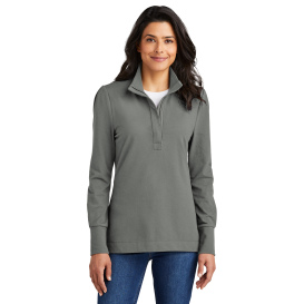 Port Authority LK829 Ladies Fairway Stretch 1/4-Zip - Shadow Grey
