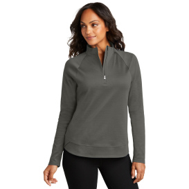 Port Authority LK870 Ladies C-Free Cypress 1/4-Zip - Grey Steel
