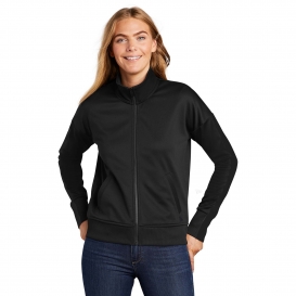 New Era LNEA650 Ladies Track Jacket - Black/Black