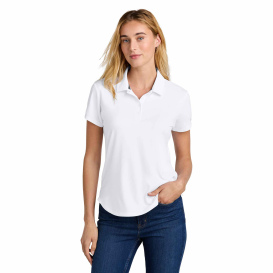 New Era LNEA225 Ladies Power Polo - White