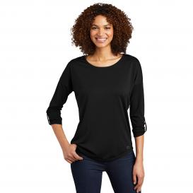 OGIO LOG141 Ladies Gravitate Scoop 3/4-Sleeve - Blacktop