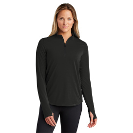 OGIO LOG153 Ladies Motion 1/4-Zip - Blacktop