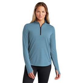 OGIO LOG153 Ladies Motion 1/4-Zip - Blue Mist