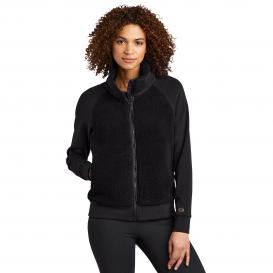 OGIO LOG815 Ladies Luuma Sherpa Full-Zip - Blacktop