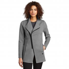 OGIO LOG821 Ladies Transition 1/4-Zip - Petrol Grey Heather