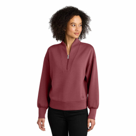 OGIO LOG861 Ladies Transcend 1/4-Zip - Soft Ruby