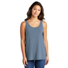 Port & Company LPC099TT Ladies Beach Wash Garment-Dyed Tank - Faded Denim