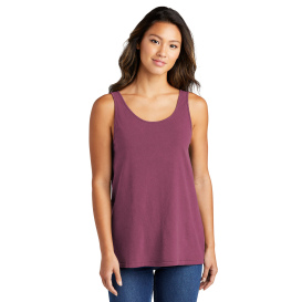 Port & Company LPC099TT Ladies Beach Wash Garment-Dyed Tank - Vintage Raspberry