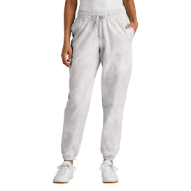 Port & Company LPC140P Ladies Beach Was Cloud Tie-Dye Sweatpant - Dove Grey