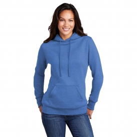 Port & Company LPC78H Ladies Core Fleece Pullover Hooded Sweatshirt - Heather Royal