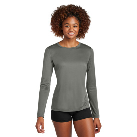 Sport-Tek LST420LS Ladies Posi-UV Pro Long Sleeve - Dark Smoke Grey