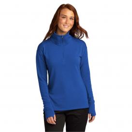 Sport-Tek LST561 Ladies Sport-Wick Flex Fleece 1/4-Zip - True Royal