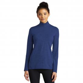 Sport-Tek LST711 Ladies Exchange 1.5 Long Sleeve 1/2-Zip Pullover - True Royal Heather