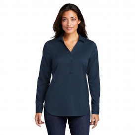 Port Authority LW680 Ladies City Stretch Tunic - River Blue Navy