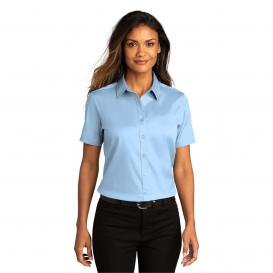 Port Authority LW809 Ladies Short Sleeve SuperPro React Twill Shirt ...