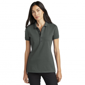 Mercer+Mettle MM1001 Women\'s Stretch Heavyweight Pique Polo - Anchor Grey