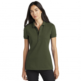 Mercer+Mettle MM1001 Women\'s Stretch Heavyweight Pique Polo - Townsend Green