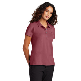Mercer+Mettle MM1005 Women\'s Stretch Pique Polo - Rosewood