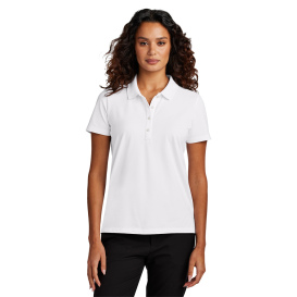 Mercer+Mettle MM1005 Women\'s Stretch Pique Polo - White