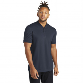 Mercer+Mettle MM1008 Stretch Pique Henley - Night Navy