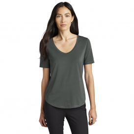 Mercer+Mettle MM1017 Women\'s Stretch Jersey Relaxed Scoop - Anchor Grey